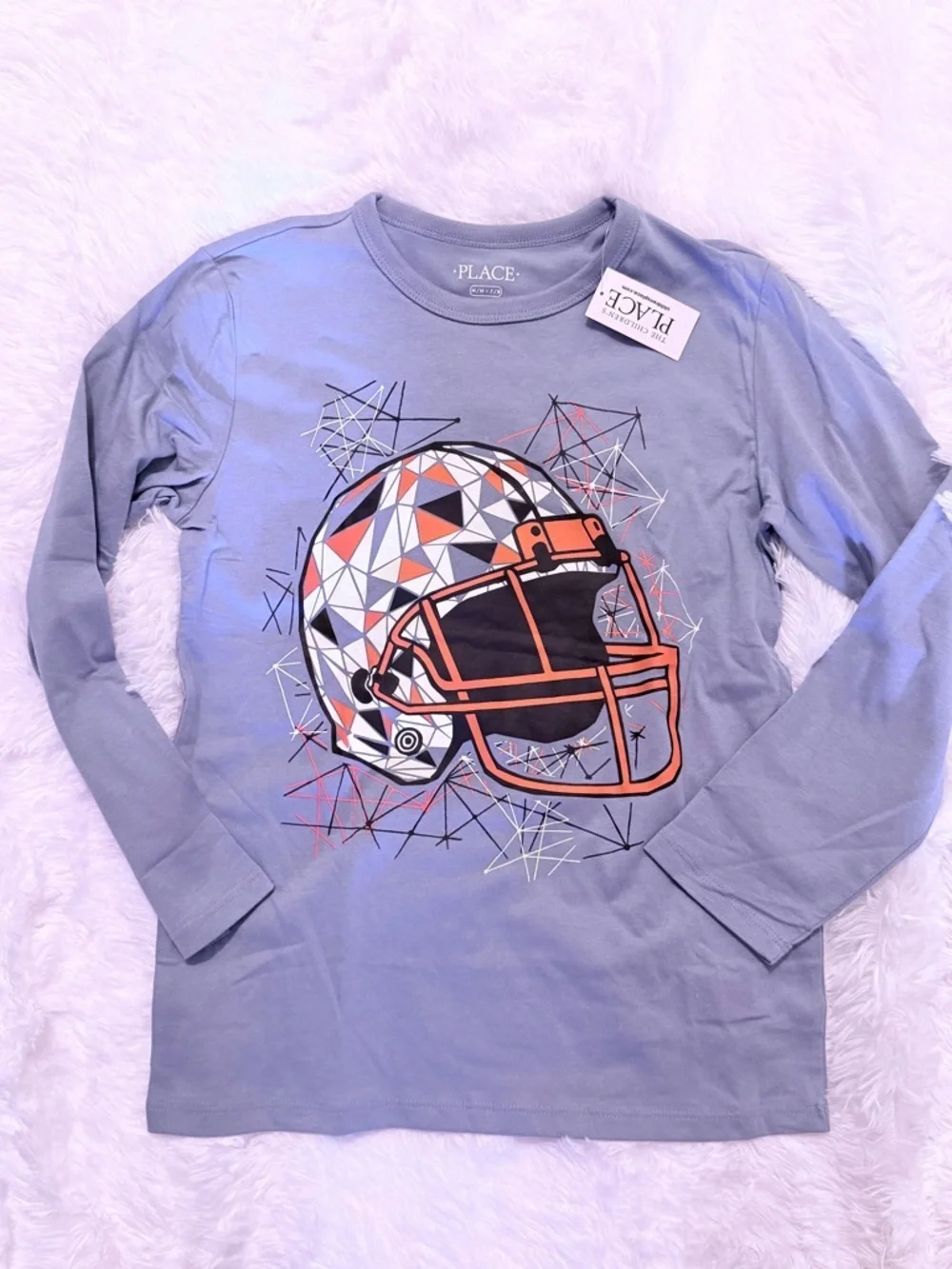 NWT! Boys Football Long Sleeve Tee
